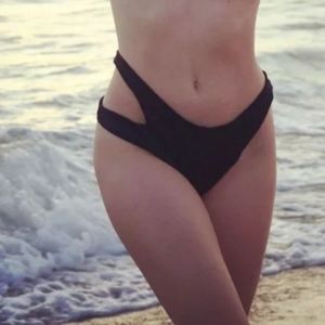 Black swimsuit bottoms
